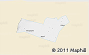 Classic Style 3D Map of Yongning, single color outside