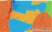 Political 3D Map of Yongning