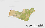 Satellite 3D Map of Yongning, single color outside