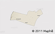 Shaded Relief 3D Map of Yongning, cropped outside