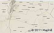 Shaded Relief 3D Map of Yongning