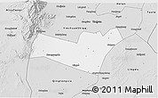 Silver Style 3D Map of Yongning