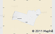Classic Style Map of Yongning, single color outside