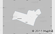 Gray Map of Yongning, single color outside