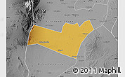 Physical Map of Yongning, desaturated