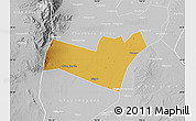 Physical Map of Yongning, lighten, desaturated