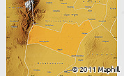Political Map of Yongning, physical outside