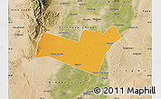 Political Map of Yongning, satellite outside