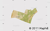 Satellite Map of Yongning, cropped outside