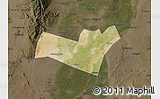 Satellite Map of Yongning, darken