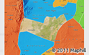 Satellite Map of Yongning, political outside