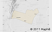 Shaded Relief Map of Yongning, lighten, desaturated