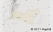 Shaded Relief Map of Yongning, lighten, semi-desaturated