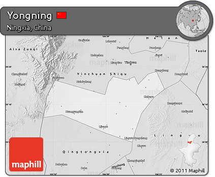Silver Style Map of Yongning