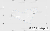 Silver Style Map of Yongning, single color outside