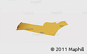 Physical Panoramic Map of Yongning, cropped outside