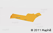 Political Panoramic Map of Yongning, cropped outside