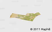 Satellite Panoramic Map of Yongning, cropped outside