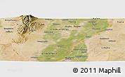 Satellite Panoramic Map of Yongning