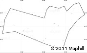 Blank Simple Map of Yongning, cropped outside, no labels