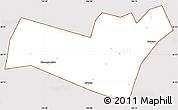 Classic Style Simple Map of Yongning, cropped outside