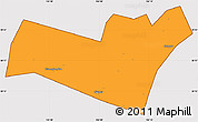 Political Simple Map of Yongning, cropped outside