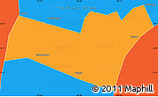 Political Simple Map of Yongning