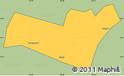 Savanna Style Simple Map of Yongning, cropped outside