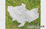 Physical 3D Map of Baima, satellite outside