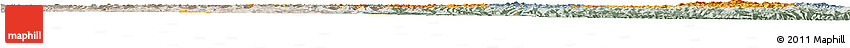 Political Horizon Map of Baima, lighten, semi-desaturated