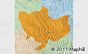 Political Map of Baima, lighten