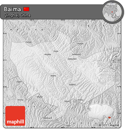 Silver Style Map of Baima