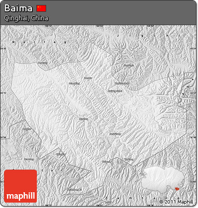 Silver Style Map of Baima