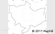 Blank Simple Map of Baima, cropped outside, no labels