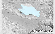 Physical 3D Map of Gonghe, desaturated