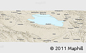 Shaded Relief Panoramic Map of Gonghe