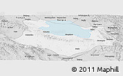 Silver Style Panoramic Map of Gonghe