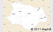 Classic Style Simple Map of Gonghe, single color outside