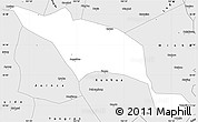 Silver Style Simple Map of Hualong