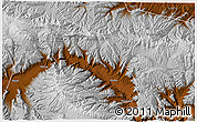 Physical 3D Map of Jainca