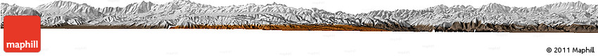 Physical Horizon Map of Jainca, semi-desaturated