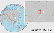 Gray Location Map of Jainca