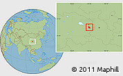 Savanna Style Location Map of Jainca