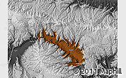 Physical Map of Jainca, desaturated