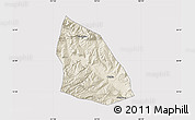 Shaded Relief Map of Jainca, cropped outside