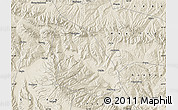 Shaded Relief Map of Jainca