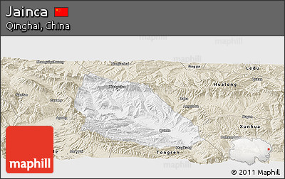 Classic Style Panoramic Map of Jainca