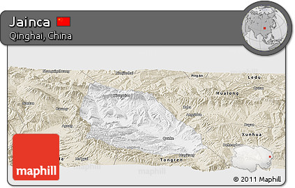 Classic Style Panoramic Map of Jainca