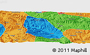 Political Panoramic Map of Jainca