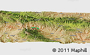 Satellite Panoramic Map of Jainca